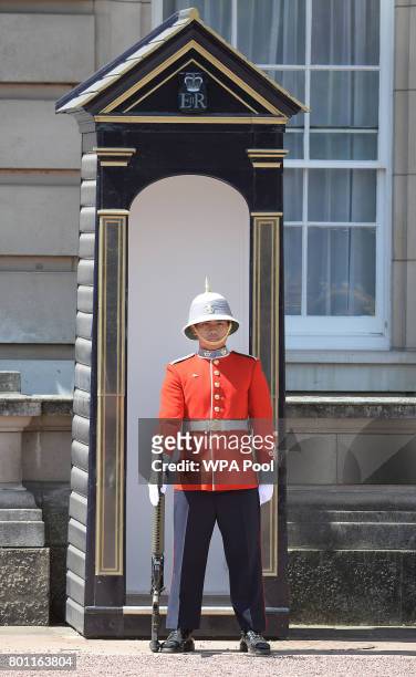 Soldier on guard duty after Captain Megan Couto of the 2nd Battalion, Princess Patricia's Canadian Light Infantry , made history as she becomes the...