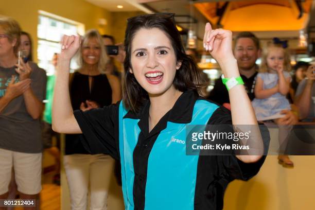 Laura Marano attends the 2017 Big Slick Celebrity Bowling at Pinstripes during the Big Slick Celebrity Weekend benefiting Children's Mercy Hospital...