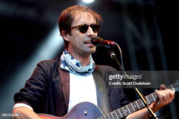 Singer Andrew Bird performs onstage during Arroyo Seco Weekend at Brookside Golf Course on June 25, 2017 in Pasadena, California.