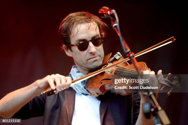 Singer Andrew Bird performs onstage during Arroyo Seco Weekend at Brookside Golf Course on June 25, 2017 in Pasadena, California.