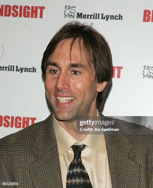 Mountain Climber Erik Weinhenmayer arrives at the "Blindsight" premiere at Cinema 1 on March 4, 2008 in New York City.