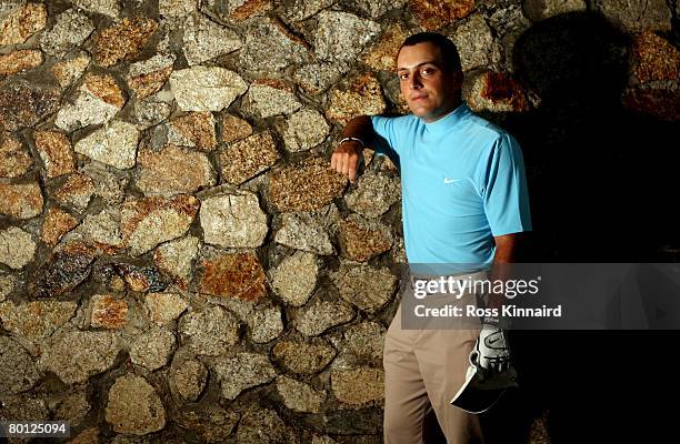 Francesco Molinari of Italy poses after a practice prior to the Maybank Malaysian Open held at the Kota Permai Golf & Country Club on March 5, 2008...