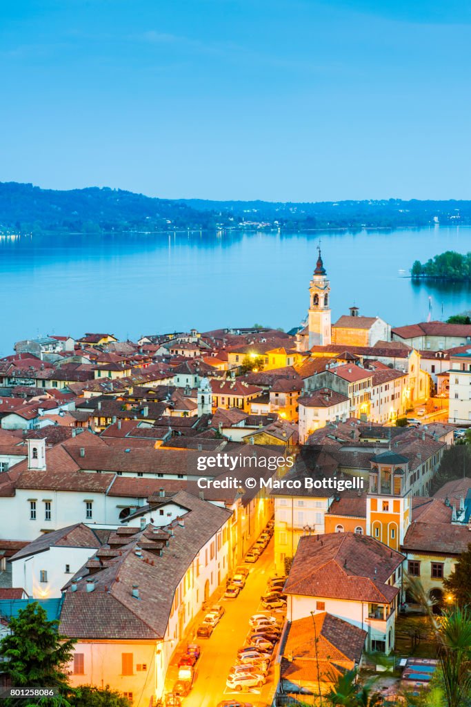 Arona, lake Maggiore, Italy.