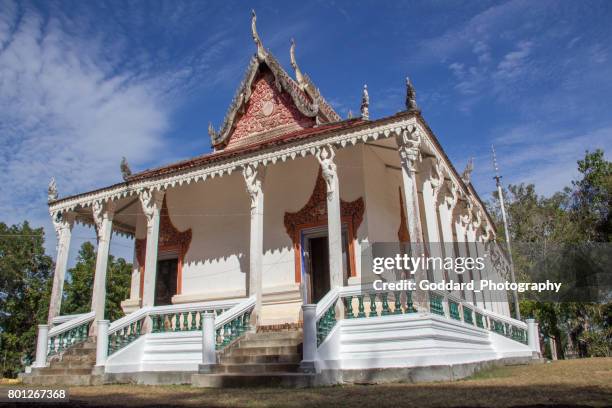 cambodia: wat kampong tralach leu (pothi rokha ram pagoda) - camboja imagens e fotografias de stock