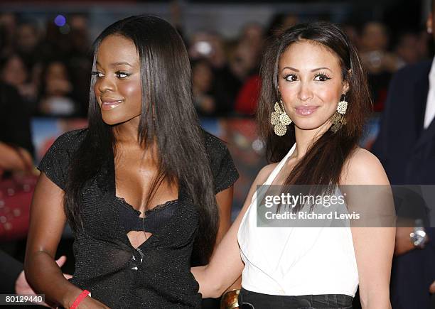 Keisha Buchanan and Amelle Berrabah from Sugababes