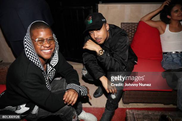 Gianni Harrell and Quincy Brown attend the BET Mayors Ball III Official BET Awards After Party on June 25, 2017 in Woodland Hills, California.