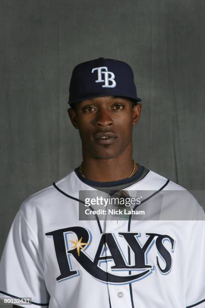 Upton of the Tampa Bay Rays poses during Photo Day on February 22, 2008 at the Raymond A. Naimoli Baseball Complex in St. Petersburg, Florida.