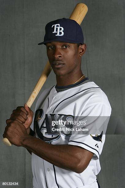 Upton of the Tampa Bay Rays poses during Photo Day on February 22, 2008 at the Raymond A. Naimoli Baseball Complex in St. Petersburg, Florida.