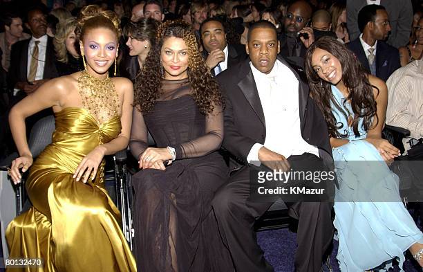 Beyonce, Tina Knowles and Jay-Z