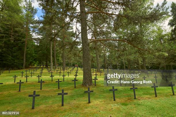 german soldiers' cemetery hohrod 1914-1918 - world war i stock pictures, royalty-free photos & images