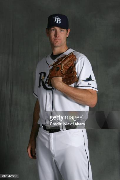 Jeff Niemann of the Tampa Bay Rays poses during Photo Day on February 22, 2008 at the Raymond A. Naimoli Baseball Complex in St. Petersburg, Florida.