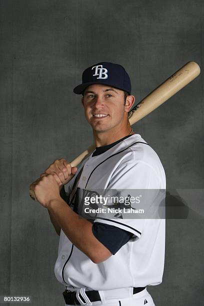 Evan Longoria of the Tampa Bay Rays poses during Photo Day on February 22, 2008 at the Raymond A. Naimoli Baseball Complex in St. Petersburg, Florida.