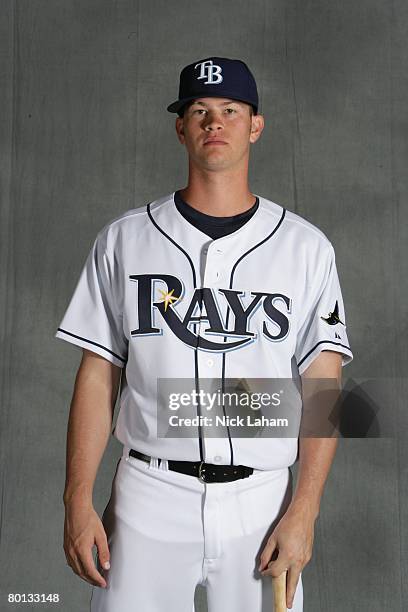 Reid Brignac of the Tampa Bay Rays poses during Photo Day on February 22, 2008 at the Raymond A. Naimoli Baseball Complex in St. Petersburg, Florida.