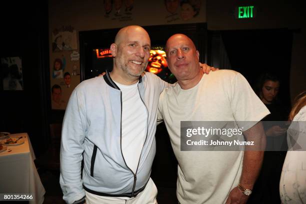 Steve Rifkind and Steve Lobel attend A Toast To Prodigy at The Palm Restaurant on June 25, 2017 in Los Angeles, California.