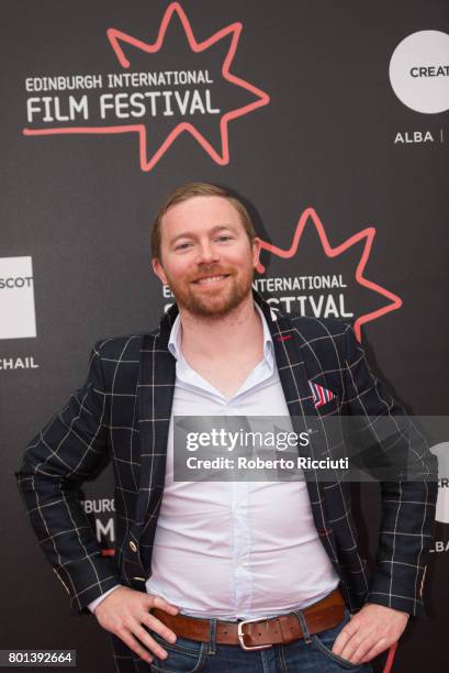 Film editor Olly Stothert attends a photocall for the World Premiere of 'Edie' during the 71st Edinburgh International Film Festival at Cineworld on...