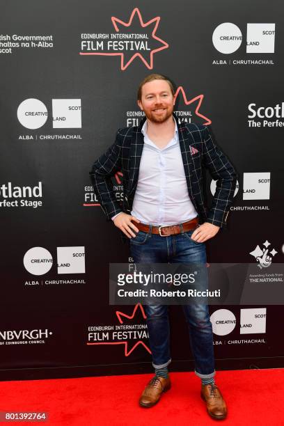 Film editor Olly Stothert attends a photocall for the World Premiere of 'Edie' during the 71st Edinburgh International Film Festival at Cineworld on...