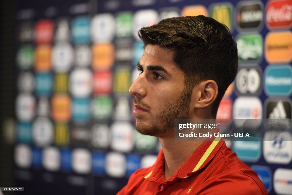 UEFA U21 Championships: Spain Training Session and Press Conference