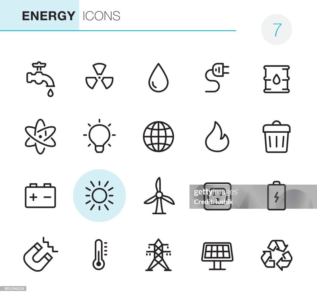 Energy - Pixel Perfect icons