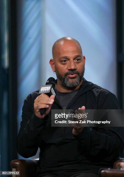 Director Allen Hughes attends Build Series to discuss his new film "The Defiant Ones" at Build Studio on June 26, 2017 in New York City.
