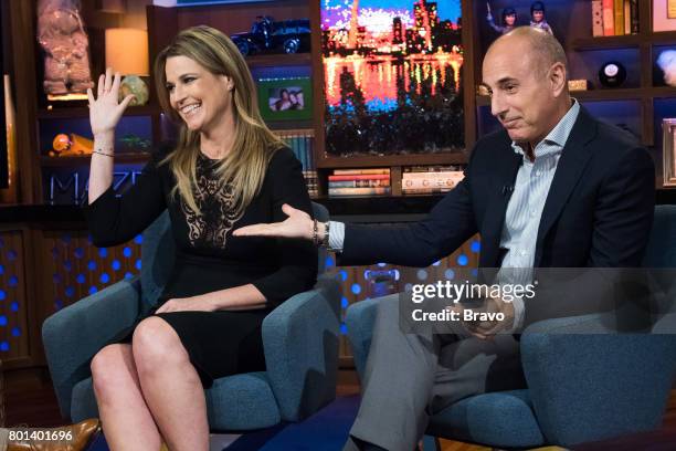 Pictured : Savannah Guthrie and Matt Lauer --