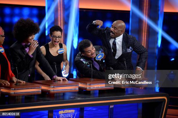 Episode 304" - "Neil deGrasse Tyson vs Rick Fox and Boy Band vs Girl Group"- The celebrity teams competing to win cash for their charities features...