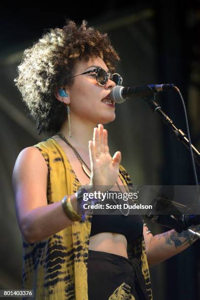 Singer Madison McFerrin performs onstage during Arroyo Seco Weekend at Brookside Golf Course on June 25, 2017 in Pasadena, California.