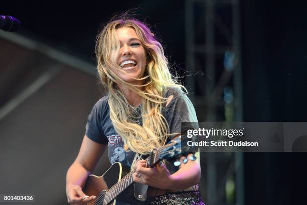 Singer Rachel Platten performs onstage during Arroyo Seco Weekend at Brookside Golf Course on June 25, 2017 in Pasadena, California.