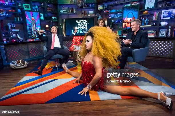 Pictured : Andy Cohen, Noel Leon, Ashley Graham and Ryan Serhant --