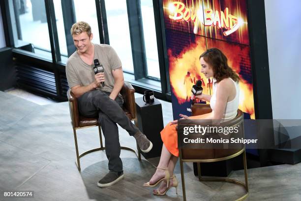 Singer-songwriter Nick Carter discusses the new show "Boy Band" at Build Studio on June 26, 2017 in New York City.