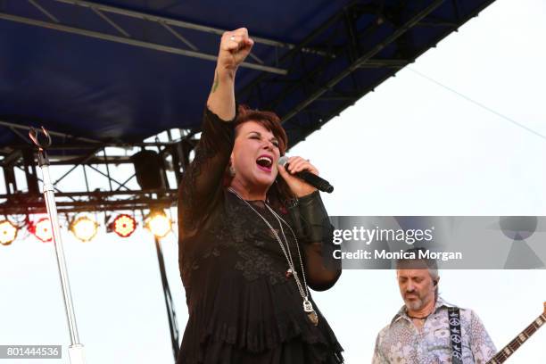 Singer Ann Wilson during the Detroit River Days 2017 at Detroit Riverfront on June 23, 2017 in Detroit, Michigan.