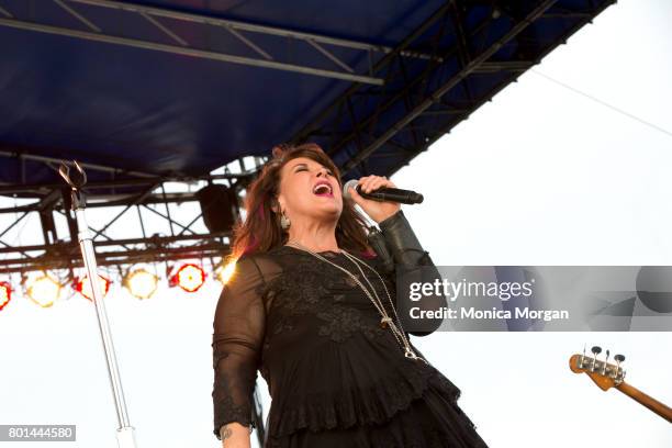 Singer Ann Wilson during the Detroit River Days 2017 at Detroit Riverfront on June 23, 2017 in Detroit, Michigan.