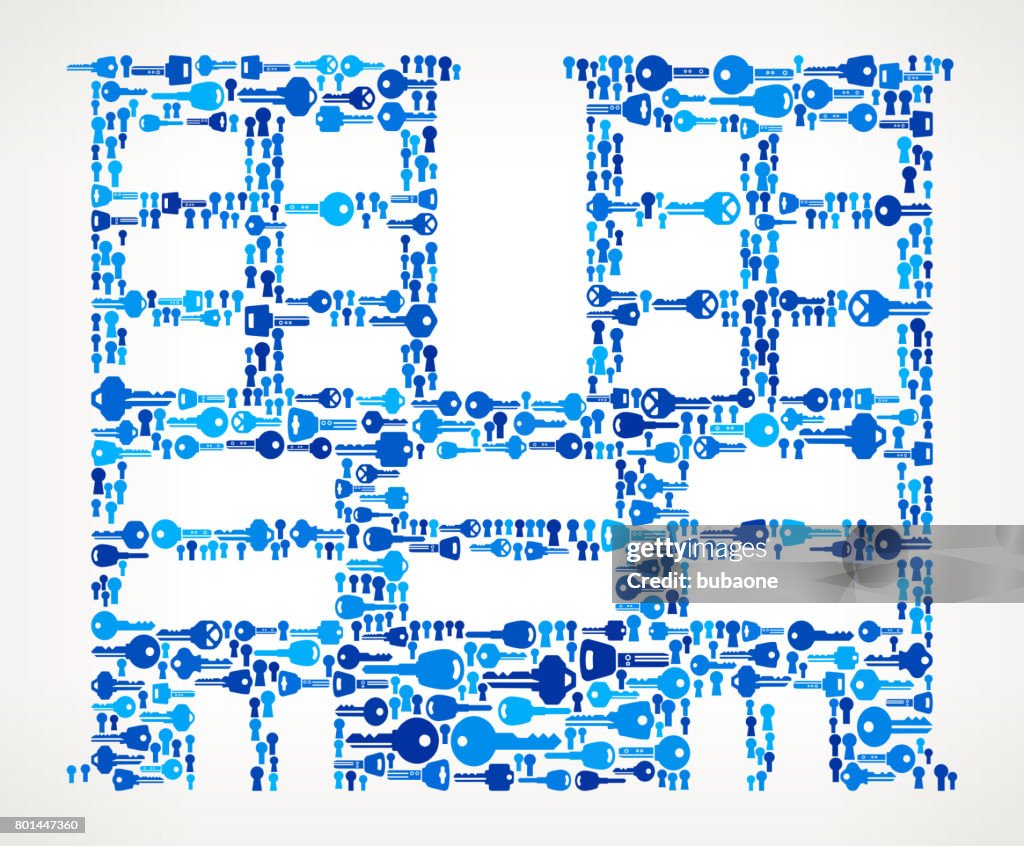 Building Keys Pattern Vector Graphic High-Res Vector Graphic - Getty Images