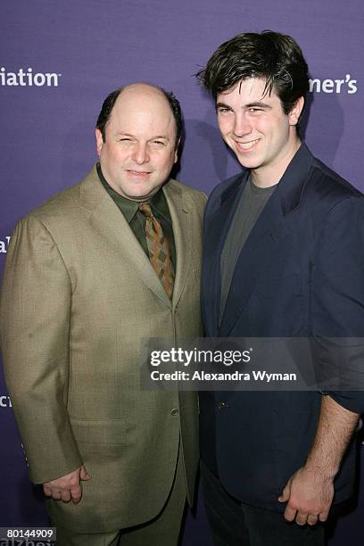 Jason Alexander and son Gabriel arrive at The 16th Annual 'A Night at Sardis' benefiting The Alzheimer's Association held at The Beverly Hilton Hotel...
