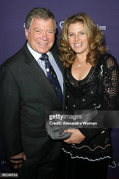 William Shatner and guest arrive at The 16th Annual 'A Night at Sardis' benefiting The Alzheimer's Association held at The Beverly Hilton Hotel on...