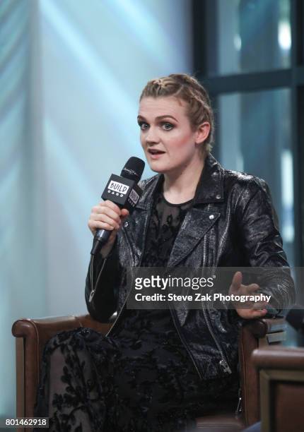 Actress Gayle Rankin attends Build Series to discuss her role in "Glow" at Build Studio on June 26, 2017 in New York City.