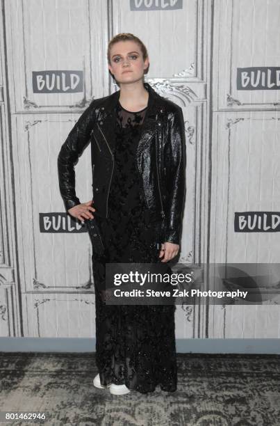 Actress Gayle Rankin attends Build Series to discuss her role in "Glow" at Build Studio on June 26, 2017 in New York City.