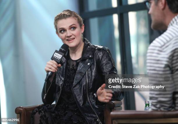 Actress Gayle Rankin attends Build Series to discuss her role in "Glow" at Build Studio on June 26, 2017 in New York City.