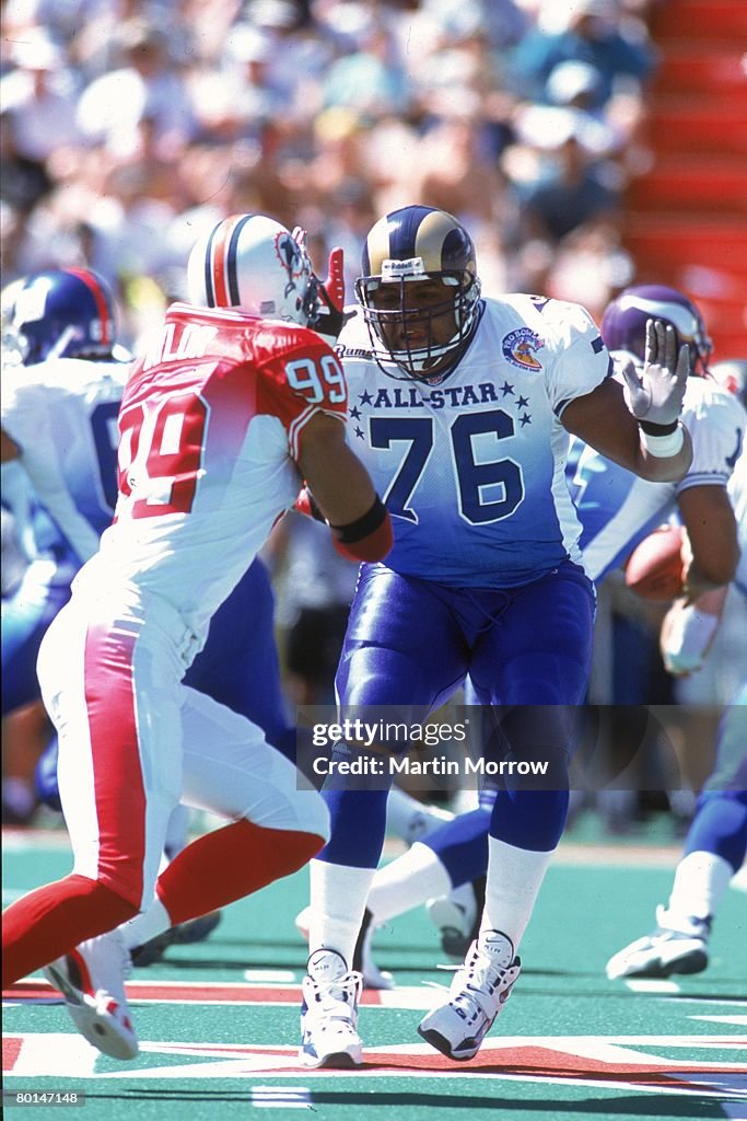 2001 Pro Bowl Louis Rams Tackle Orlando Pace Of The NFC Sets