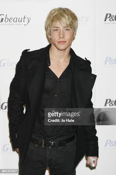 Mitch Hewer from Skins arrives at the P&G Beauty and Grooming Awards at the Royal Horticultural Halls & Conference Centre,SW1,on March 06, 2008 in...
