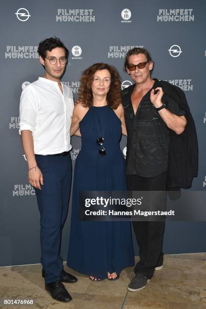 Mehmet Atesci, Teresa Harder and Martin Feifel attend 'Das Verschwinden' Premiere during Munich Film Festival 2017 at HFF Muenchen on June 26, 2017...