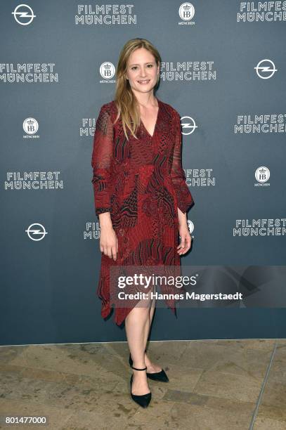 Julia Jentsch attends 'Das Verschwinden' Premiere during Munich Film Festival 2017 at HFF Muenchen on June 26, 2017 in Munich, Germany.