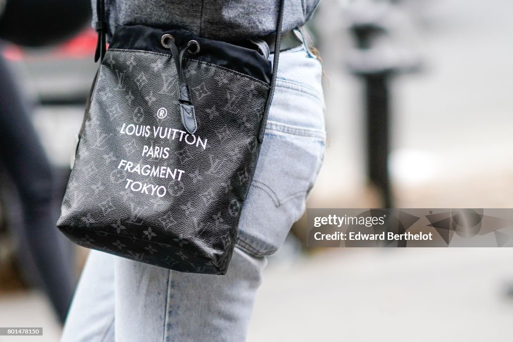 A Vuitton bag is seen Louis Vuitton Paris Fragment Tokyo