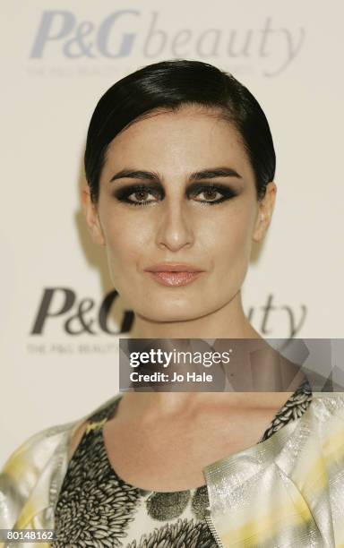 Erin O'Connor arrives at the P&G Beauty and Grooming Awards at the Royal Horticultural Halls & Conference Centre, SW1, on March 06, 2008 in London,...