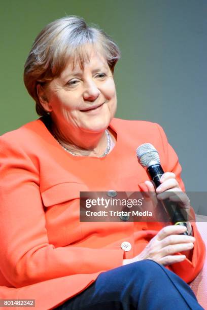 German chancellor Angela Merkel during the Brigitte Live Conversation on June 26, 2017 in Berlin, Germany.