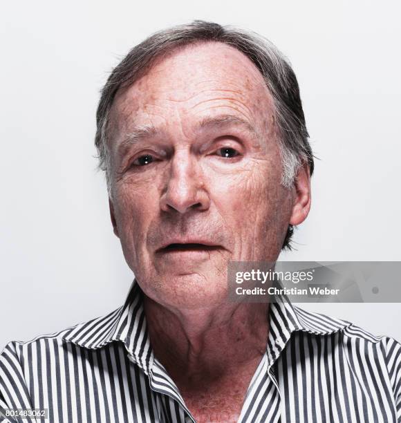 Television personality Dick Cavett photographed for Details Magazine on October 2, 2007 in New York City.