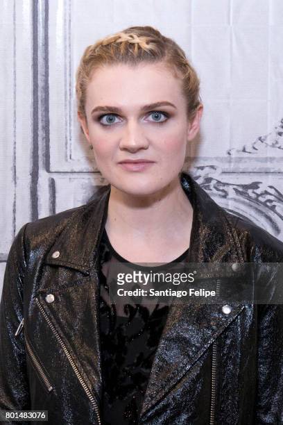 Gayle Rankin attends Build Presents to discuss the TV show "Glow" at Build Studio on June 26, 2017 in New York City.