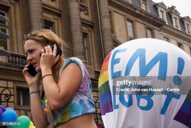 Up to 500,000 people march to demand equal reproductive rights for gay couples at the annual Gay Pride March which celebrates its 40th anniversary on...