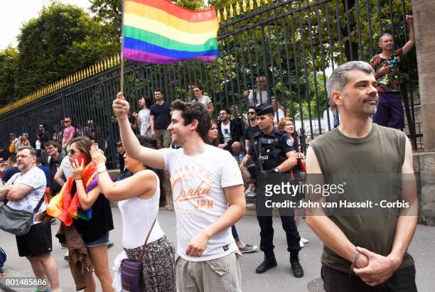 Up to 500,000 people march to demand equal reproductive rights for gay couples at the annual Gay Pride March which celebrates its 40th anniversary on...