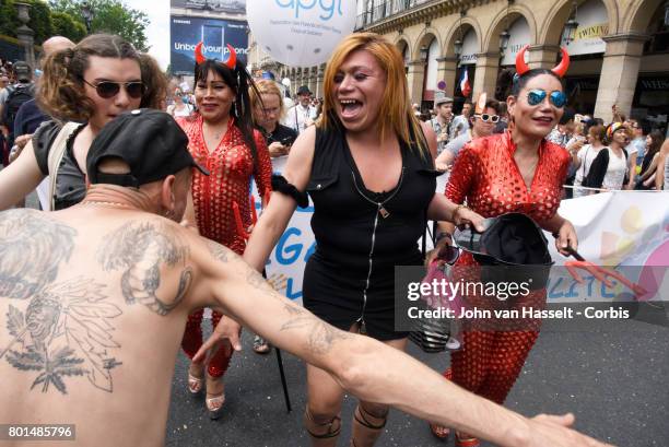 Up to 500,000 people march to demand equal reproductive rights for gay couples at the annual Gay Pride March which celebrates its 40th anniversary on...