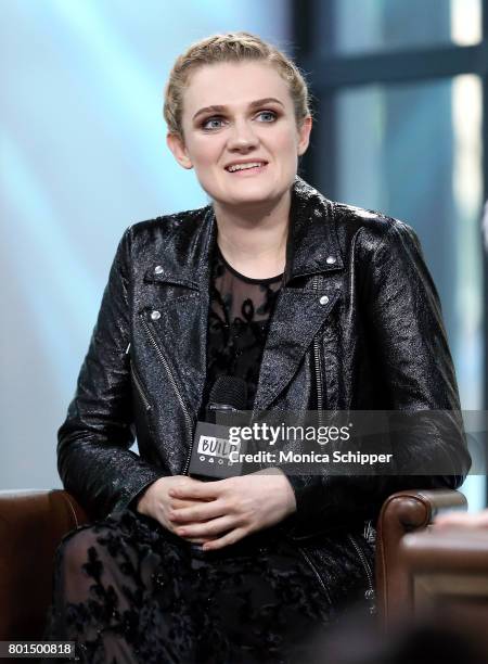 Actress Gayle Rankin discusses "Glow" at Build Studio on June 26, 2017 in New York City.